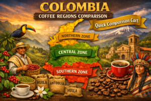 Coffe Regions Quick Comparison